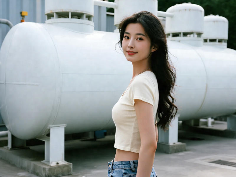 氬氣儲氣罐現場